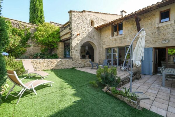 Charming village property with courtyard and pool