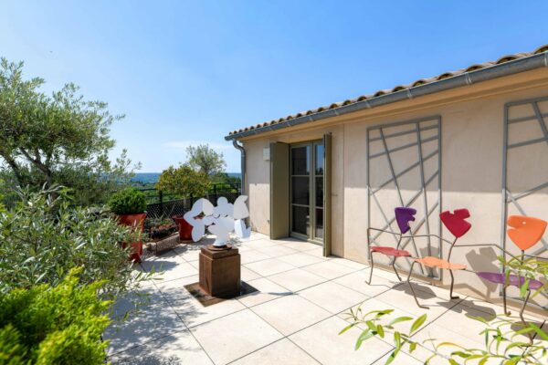 Uzès : Duplex with superb views and terraces