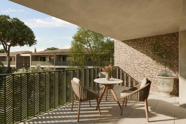 Appartement  T2 de 48 m2 en VEFA avec terrasse, Uzès à pieds