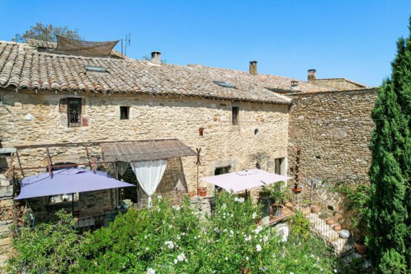 A unique village property with a courtyard, a roof garden and pools
